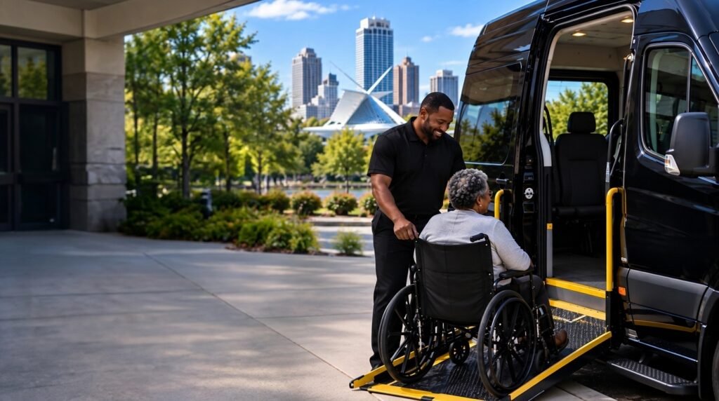 Priority Transit wheelchair-accessible transportation in Milwaukee